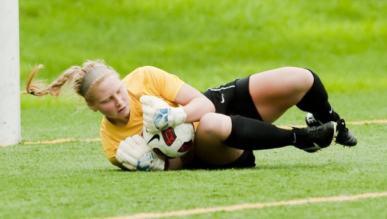 Sophomore goalie Trista Rivera and the young Gaels have improved on defense.
