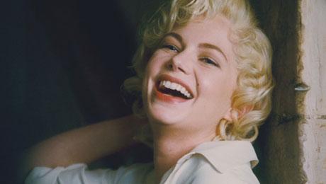 Michelle Williams portrays icon Marilyn Monroe.
