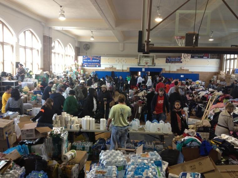 St. Francis De Sales Church in Rockaway houses necessary items for those displaced from their homes.