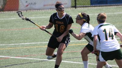 Junior Nina Venziale scored four goals in the Gaels’ 12-10 loss to Siena.