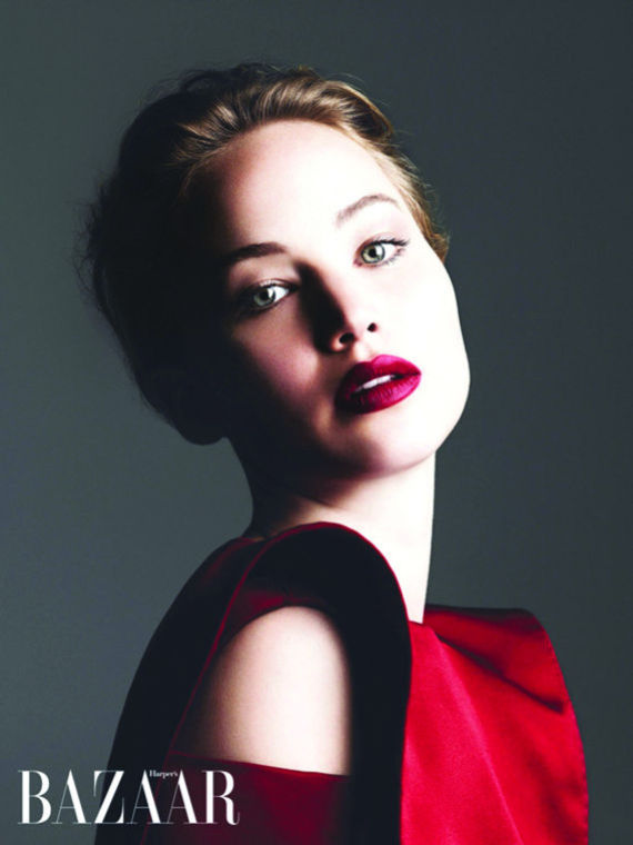 Jennifer Lawrence in ‘Harper’s Bazaar UK.’