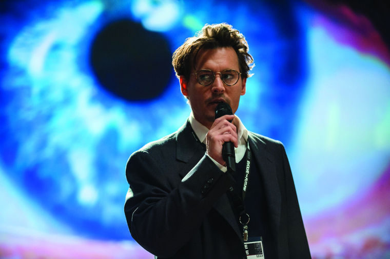Johnny Depp plays Dr. Will Caster in 'Transcendence.'
