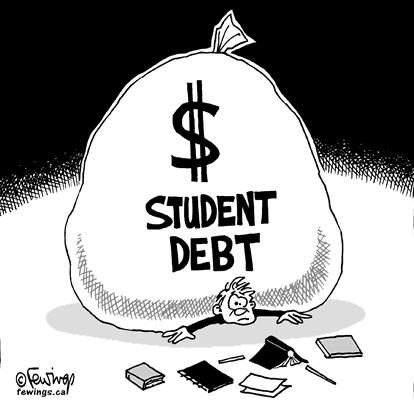 Make sure to keep track of your financial aid package and student loans.