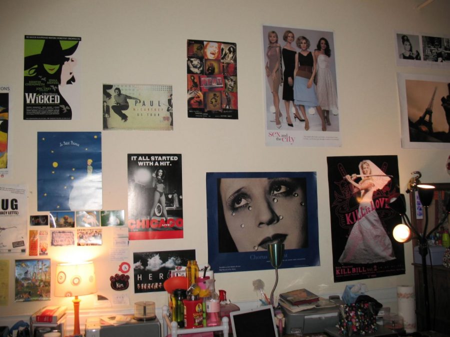 Add a touch of your own personality to your space by  using posters from your favorite things.