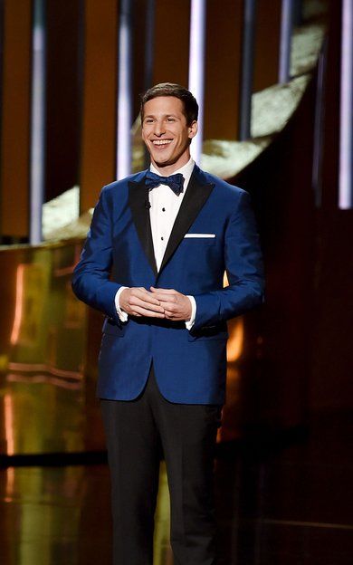 Celebrities like Andy Samberg wore some of the best red-carpet looks at the 2015 Emmys.