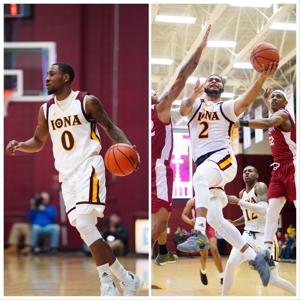 Rickey McGill and E.J. Crawford are the top two scorers on Iona this season. 