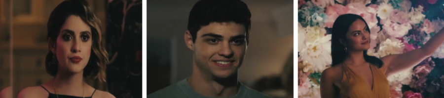 Noah Centineo (middle) plays Brooks Rattigan, a boy who stands in as girls’ dates in order to earn money to pay for college.