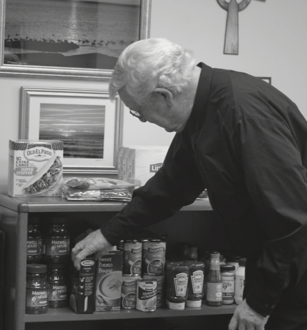 Brother Devlin’s food pantry on campus helps students