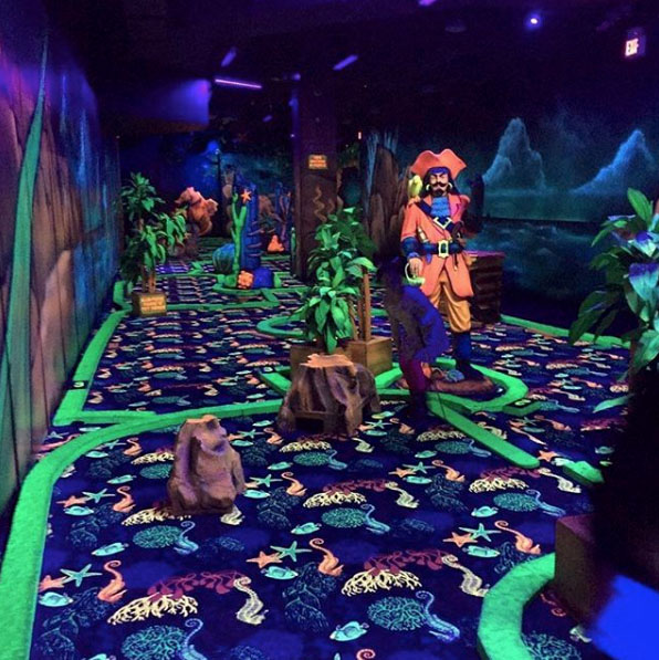 FunFuzion in New Roc City has bowling, mini-golf and an arcade; all of which are great for a date night.