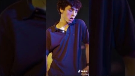 Back in what is now referred to as the original quarantine, Timothee Chalamet went viral on TikTok for his dance. | Photo courtesy of l0veclips on TikTok.