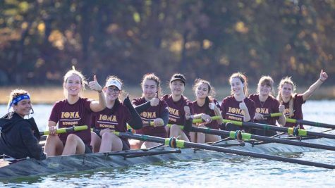 Iona Rowing recently ran in a half-marathon as part of their training program.