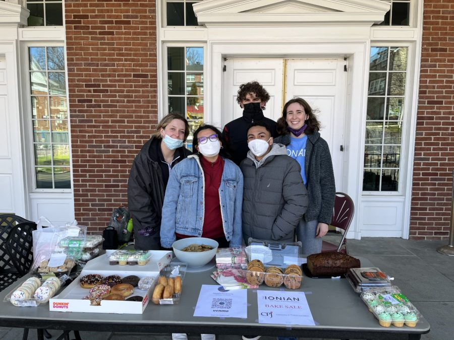 The Ionians bake sale raised funds to support journalists in Ukraine
