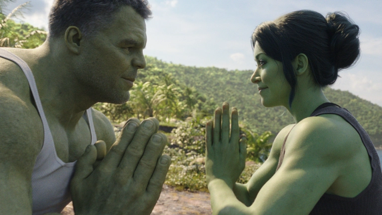 She-Hulks+CGI+design+sparks+criticism+over+how+the+new+superhero+looks+in+Disneys+latest+show.