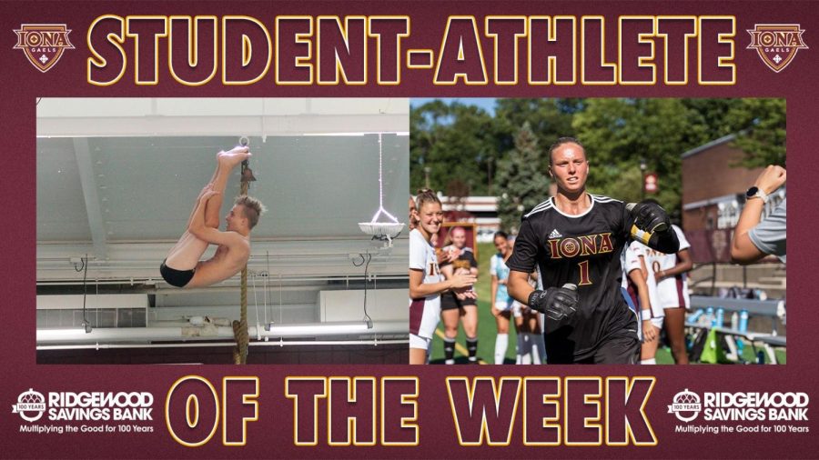  The pair are the second male and female to be named Ridgewood Savings Bank student-athletes of the week. 
