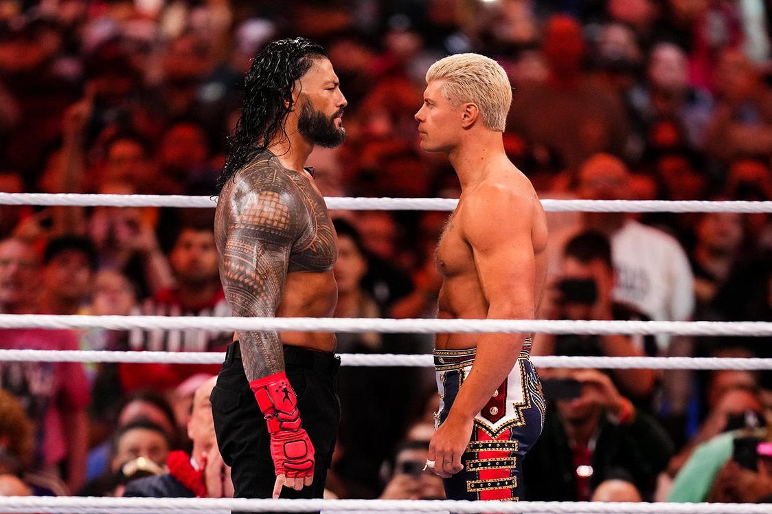 Roman Reigns faced Cody Rhodes this past April at Wrestlemania 39.