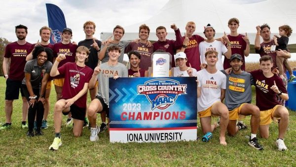 Iona mens team flew to the finish line with a near-perfect score of 19.