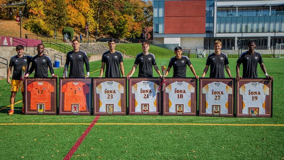 Eight graduating players were honored during Senior Day on October 28th.