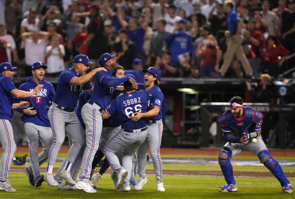 With the Rangers win, five MLB teams remain without a World Series title.
