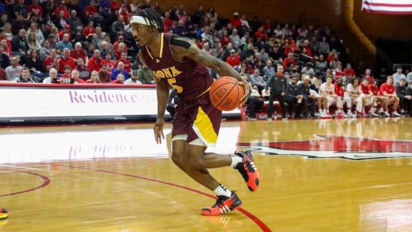 Photo courtesy of Ionagaels.com. Brown posted his third consecutive double-digit effort versus Marist.