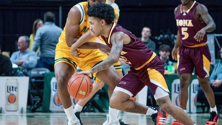 Photo courtesy of Ionagaels.com. Iona enjoyed their second-largest road win of the season at Siena.