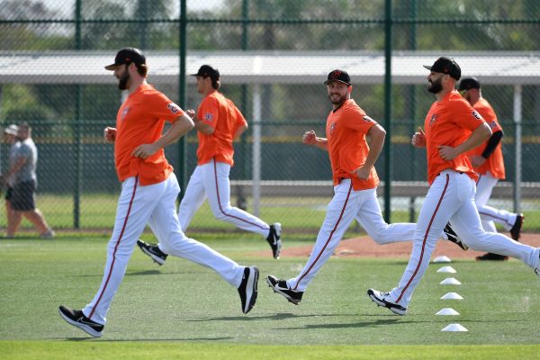 Photo by Mike Lang (USA Today Network). Most of MLB reported to camp on Feb. 14 and started workouts the following day. 
