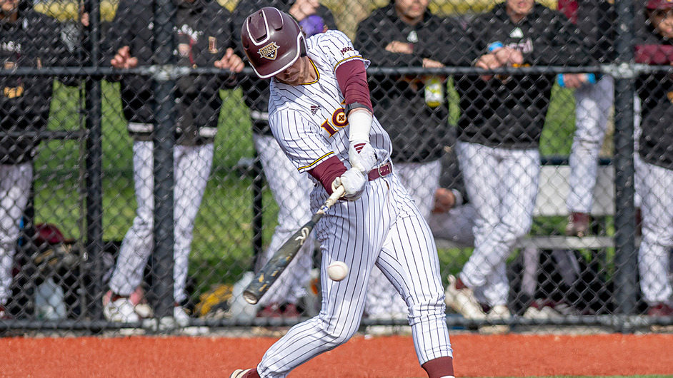 Photo courtesy of ionagaels.com. Freshman Carter Groen led the Gaels in hits on April 27.