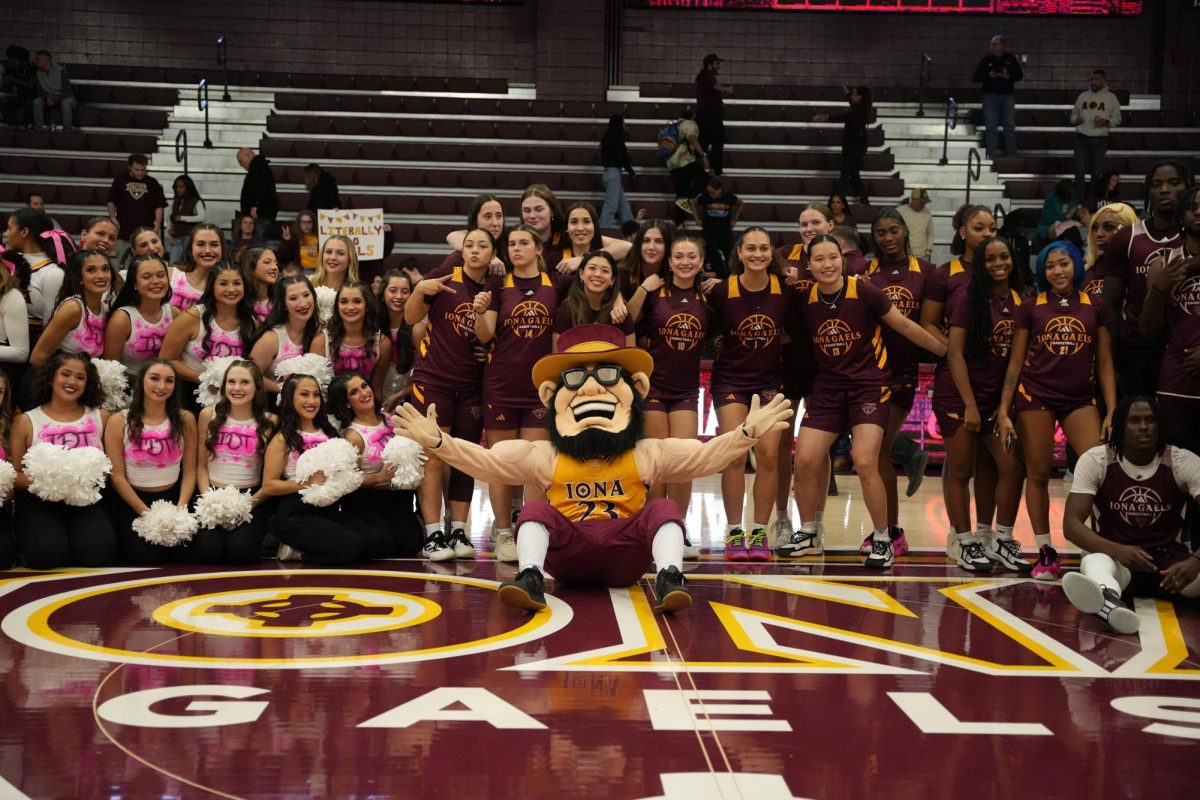 
The women’s basketball team during Maroon Madness.